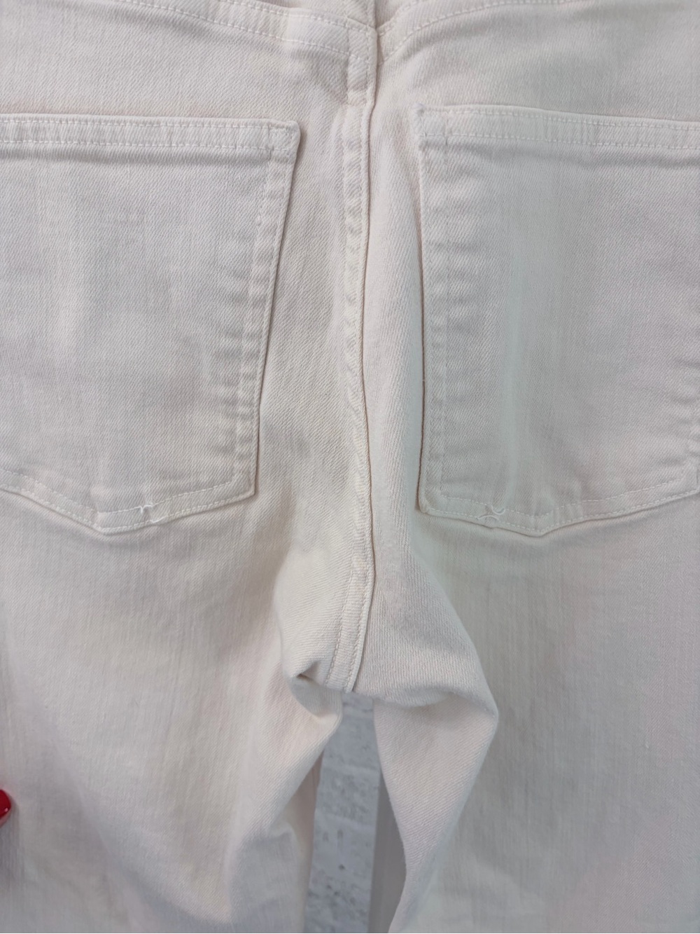 Veronica Beard Ivory Cameron High-Rise Bootcut Jeans - Picture 7 of 8
